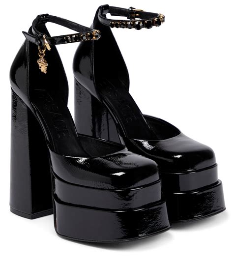 medusa versace intaglio|versace medusa platform heels.